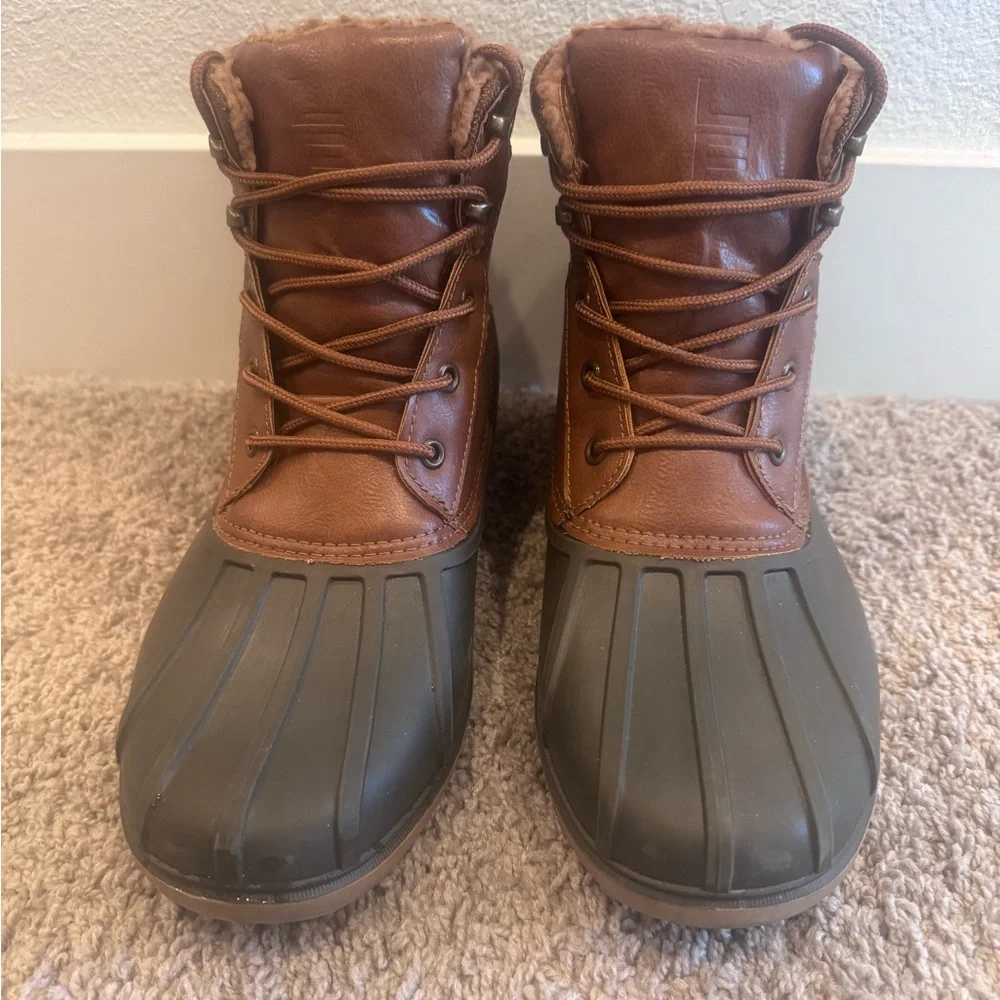 London Fog Aspen Men’s Duck Waterproof Boots Size 11
